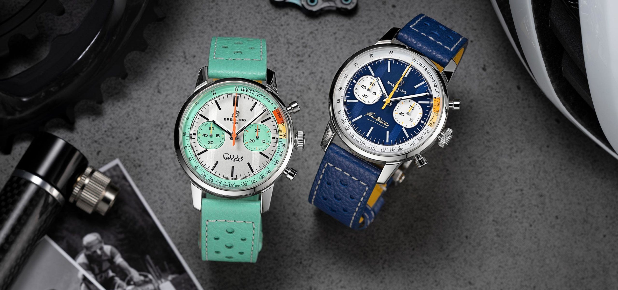 Breitling Celebrate Cycling’s Greatest Rivalry with the B01 Fausto Coppi and Gino Bartali Limited Editions