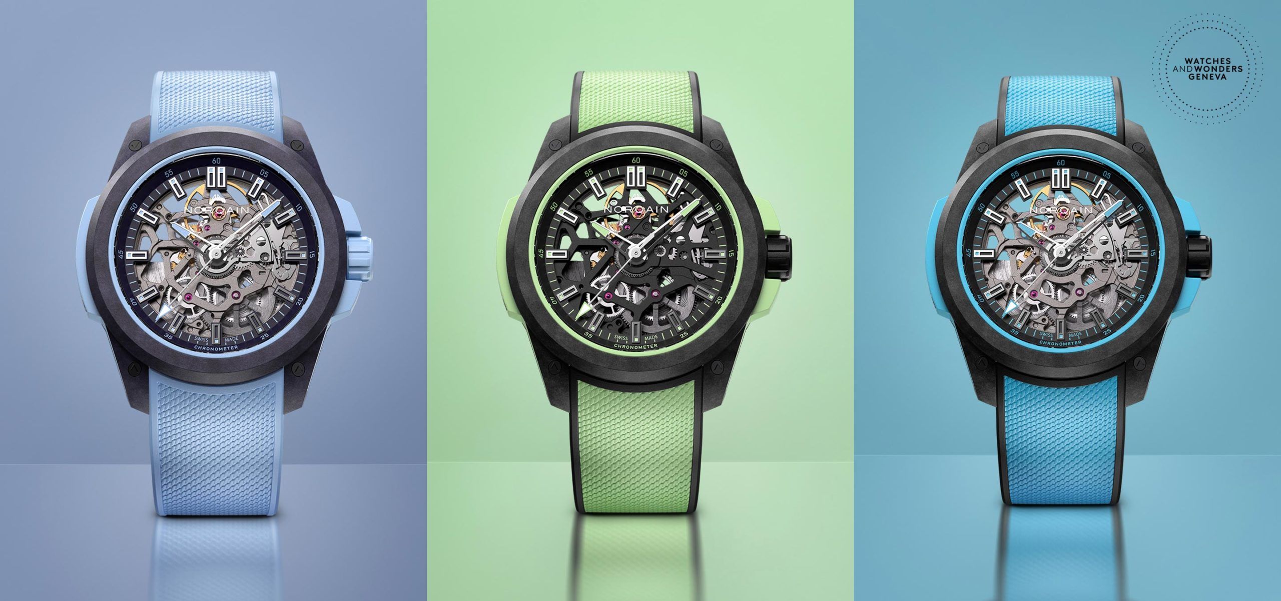 Watches and Wonders Geneva 2025: Norqain’s Wild ONE Skeleton Now In 39mm