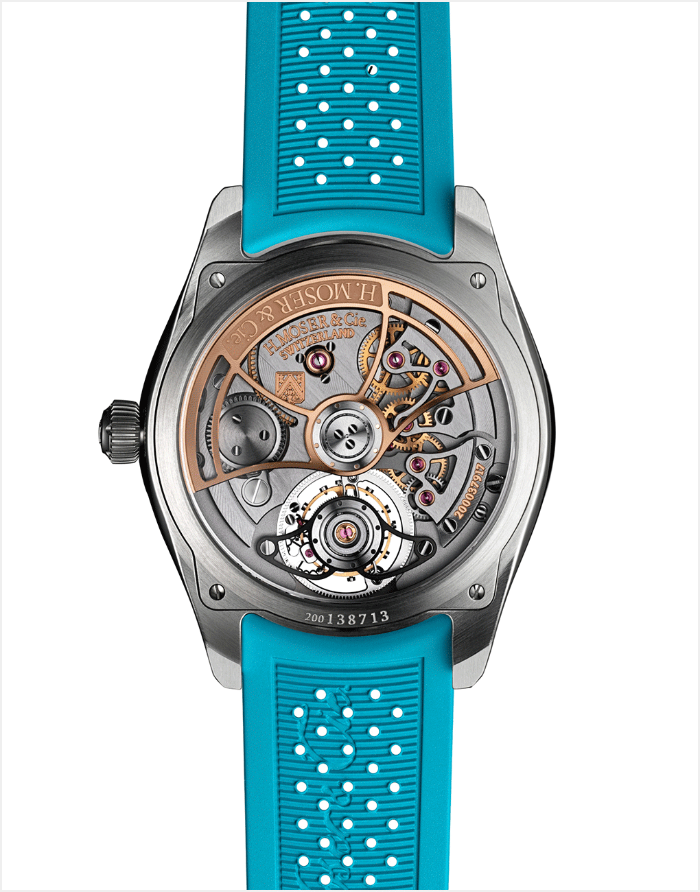 Fiery Orange And Cooling Turquoise In The H. Moser Pioneer Spiced Aqua